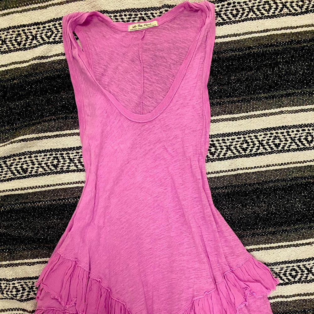 Free People ruffled blouse